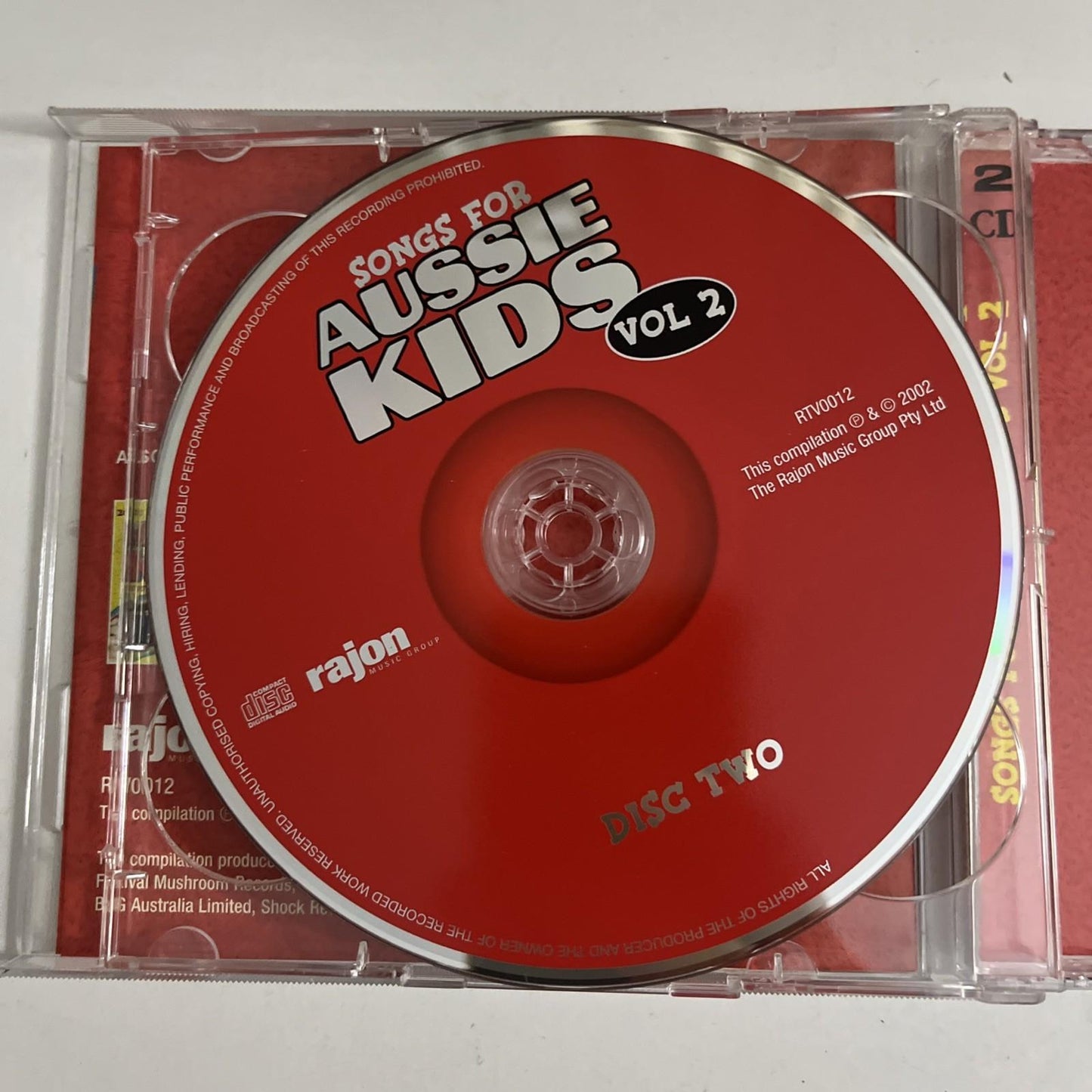 Various – Songs For Aussie Kids Vol. 2 (CD, 2002, 2-Disc) Australia RTV0012