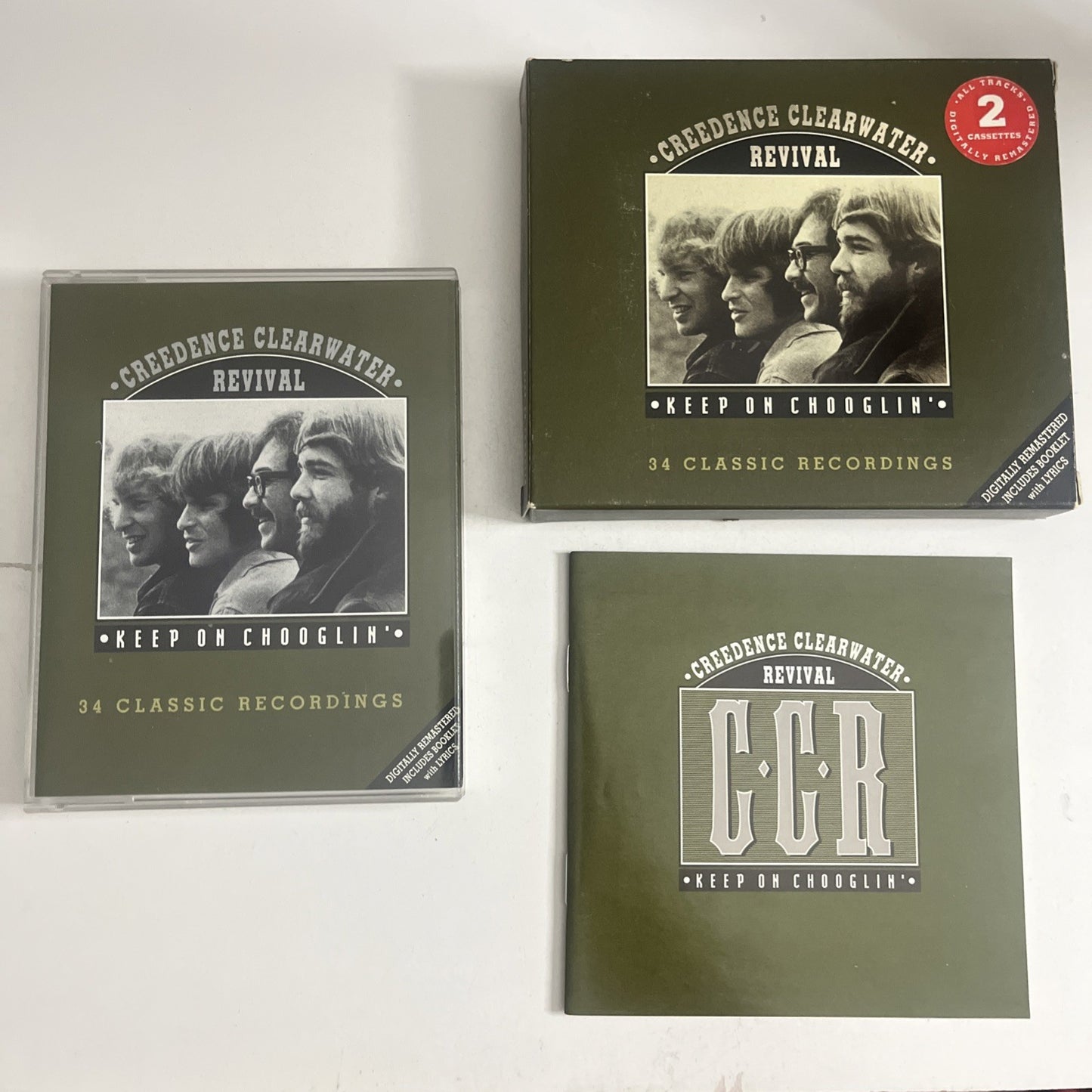 Creedence Clearwater Revival – Keep On Chooglin' (Music Cassette, 1995, 2-Tape)