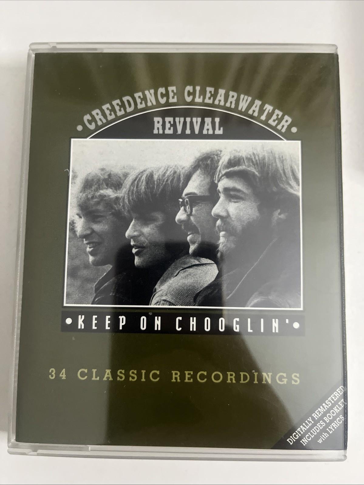 Creedence Clearwater Revival – Keep On Chooglin' (Music Cassette, 1995, 2-Tape)