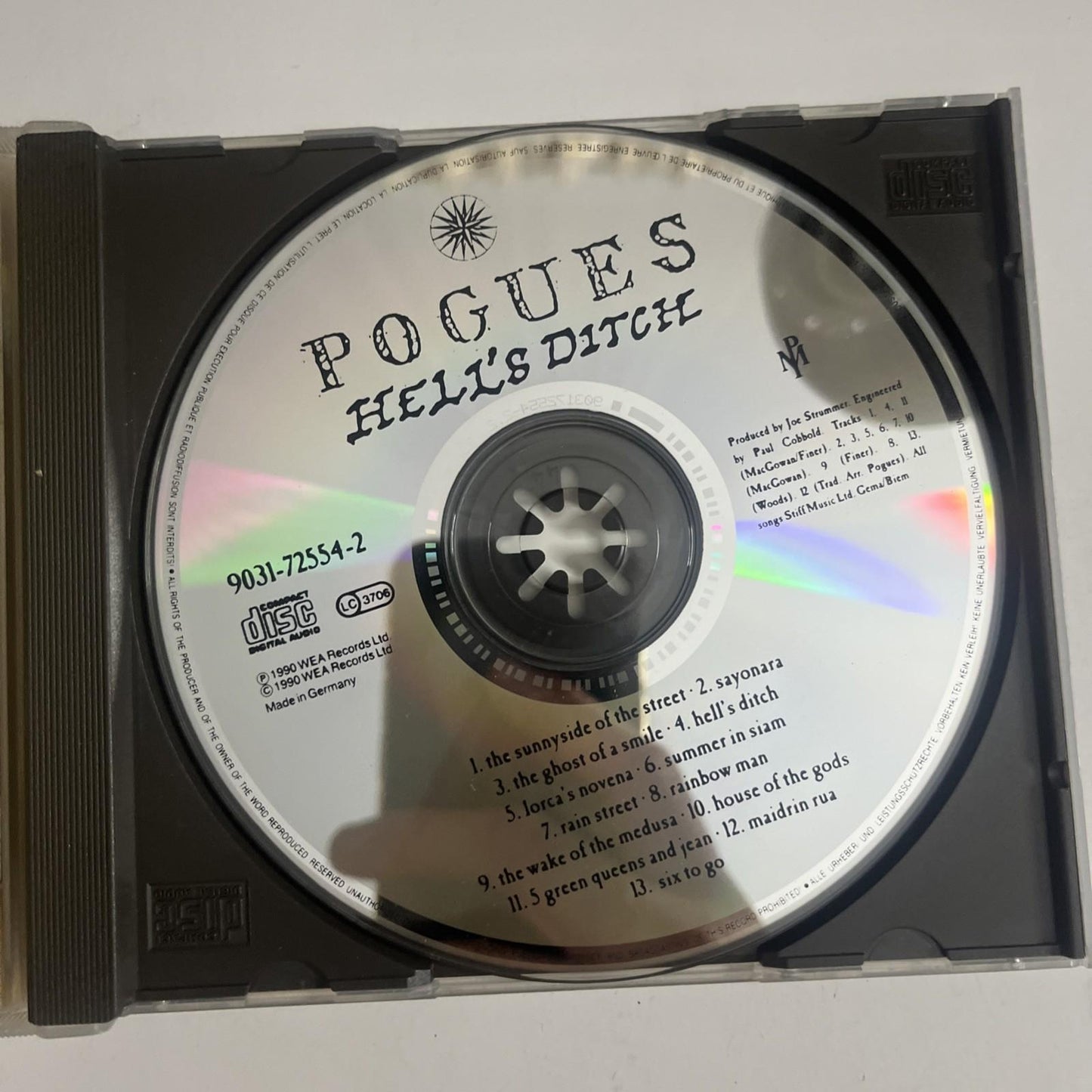 The Pogues – Hell's Ditch (CD, 1990) Europe 9031-72554-2