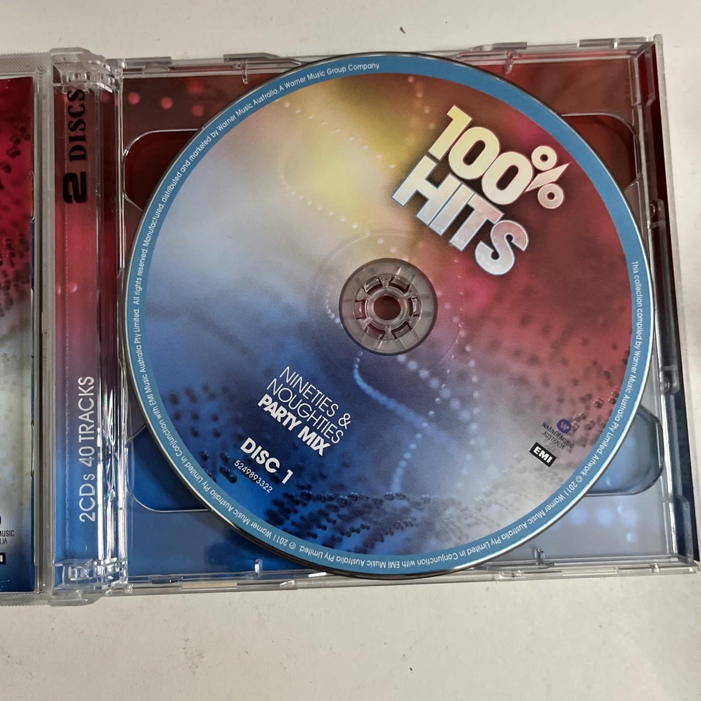 Various – 100% Hits (Nineties & Noughties Party Mix) (CD, 2011, 2-Disc)