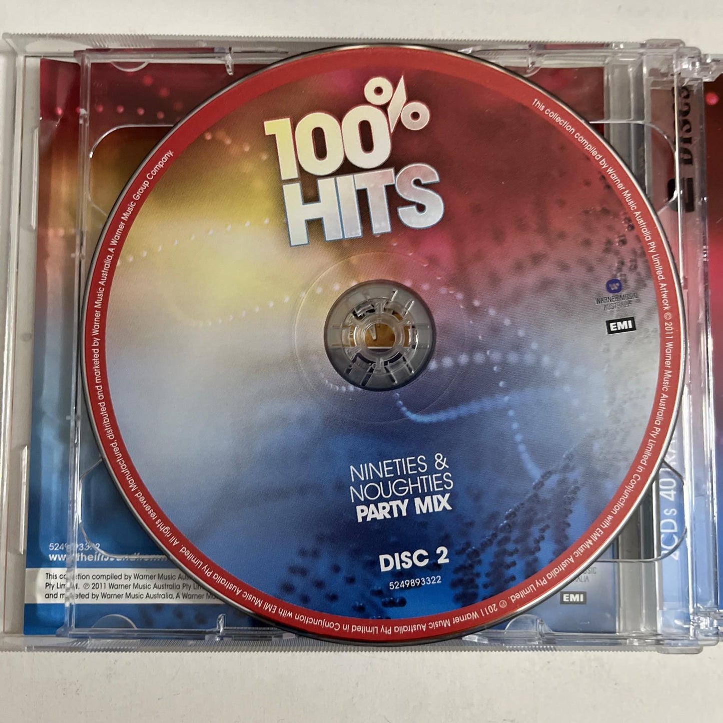 Various – 100% Hits (Nineties & Noughties Party Mix) (CD, 2011, 2-Disc)