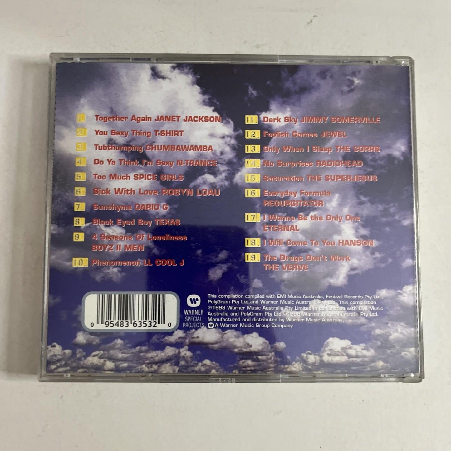 Various – 100% Hits Volume 24 (CD, 1998) Australia 9548363532