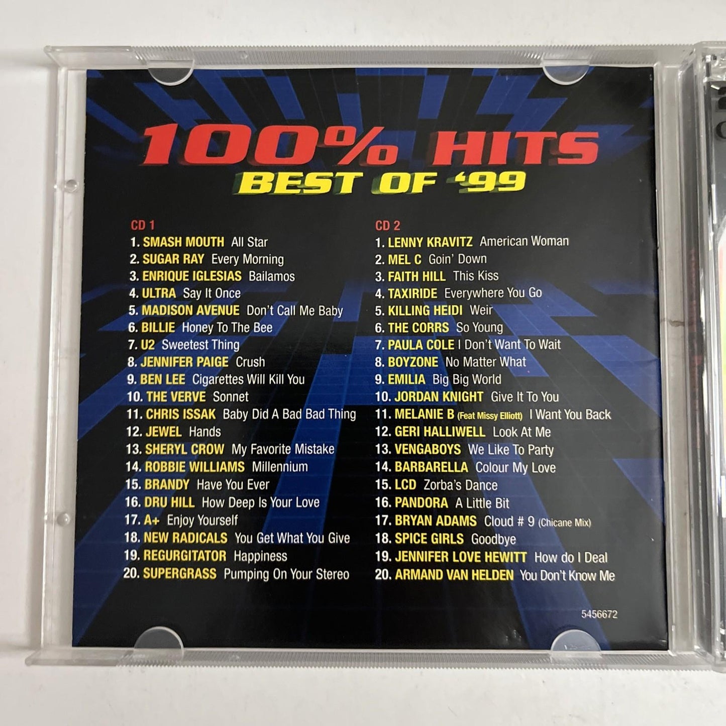 Various – 100% Hits - Best Of '99 (CD, 1999, 2-Disc) Australia 5456672