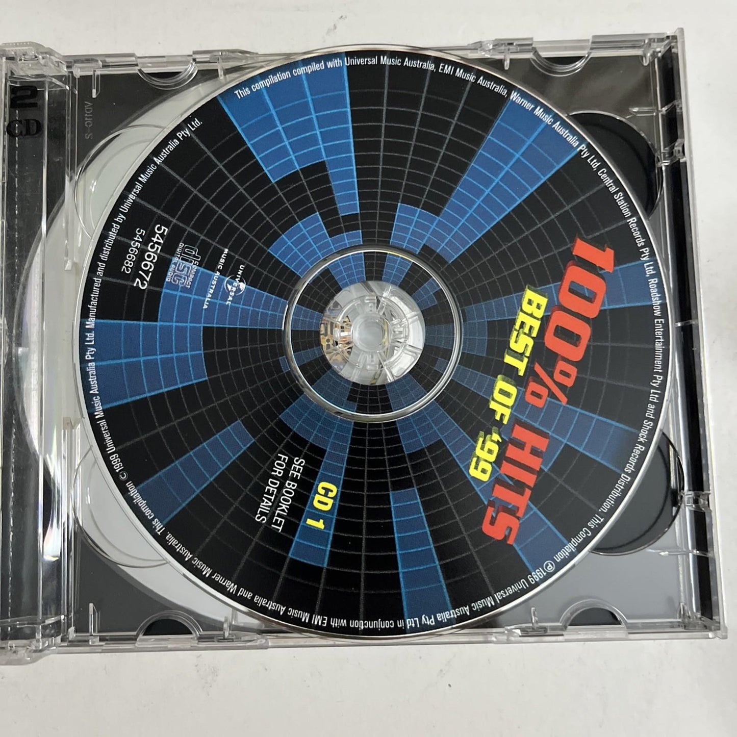 Various – 100% Hits - Best Of '99 (CD, 1999, 2-Disc) Australia 5456672