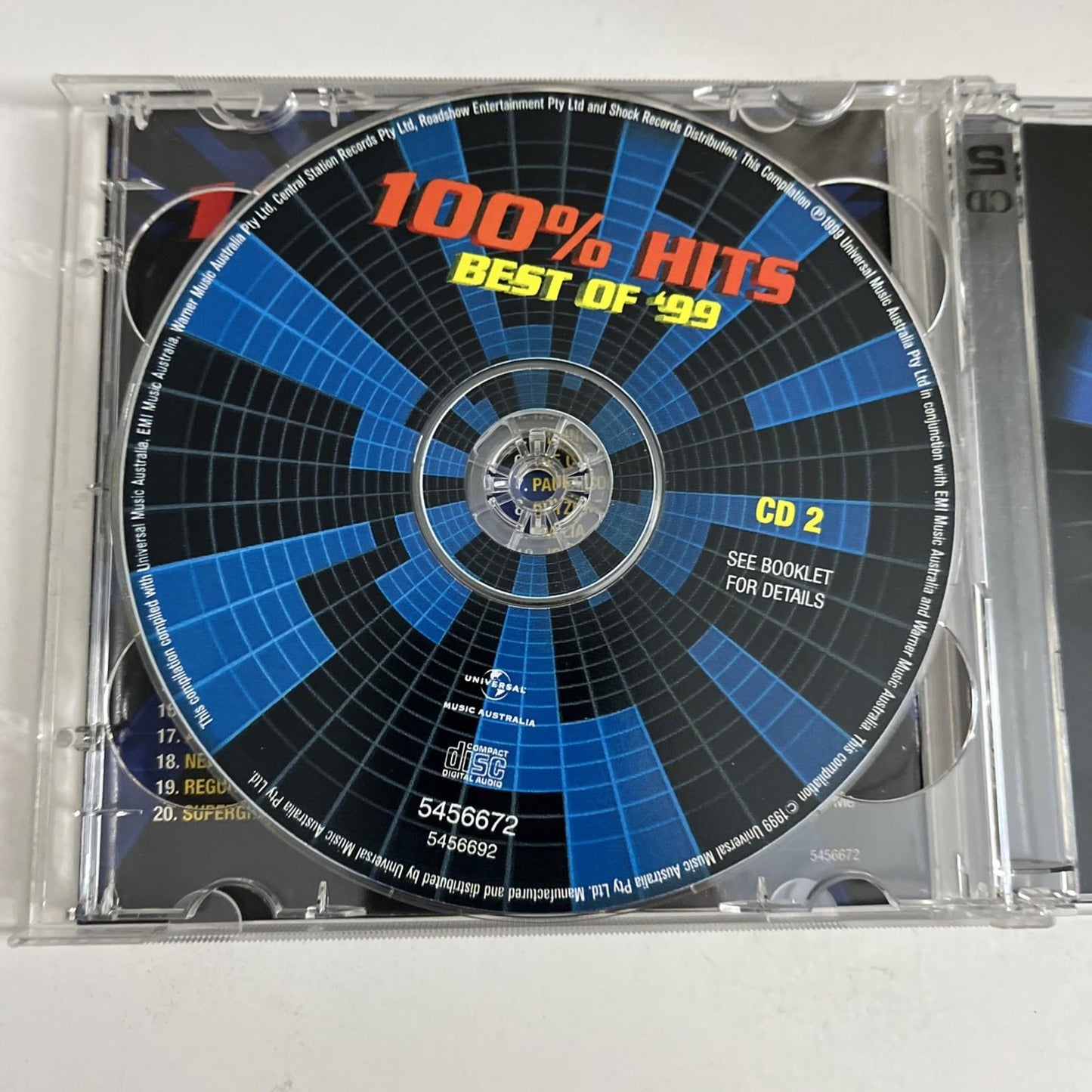 Various – 100% Hits - Best Of '99 (CD, 1999, 2-Disc) Australia 5456672