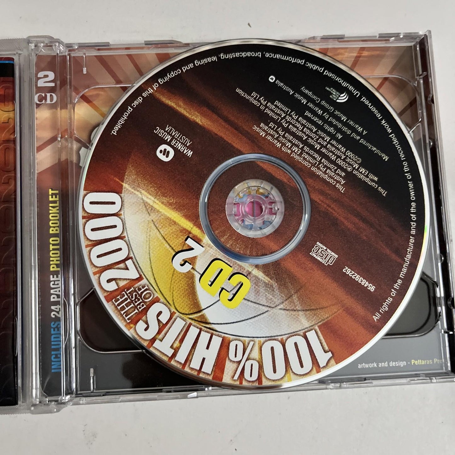 Various – 100% Hits The Best Of 2000 (CD, 2000, 2-Disc) Australia 9548392262