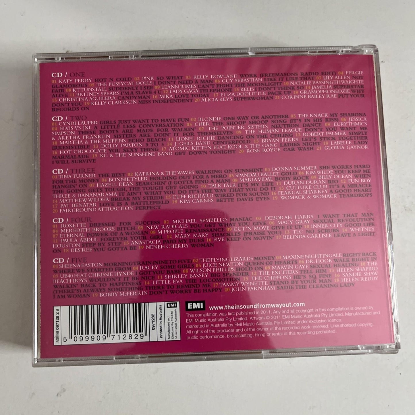 Various – 101 Housework Songs (CD, 2011, 5-Disc) Australia 50999 097128 2 9