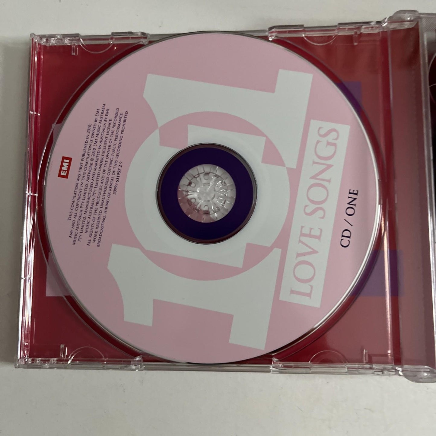 Various – 101 Love Songs (CD, 2010, 5-Disc) Australia 50999 631956 2 0