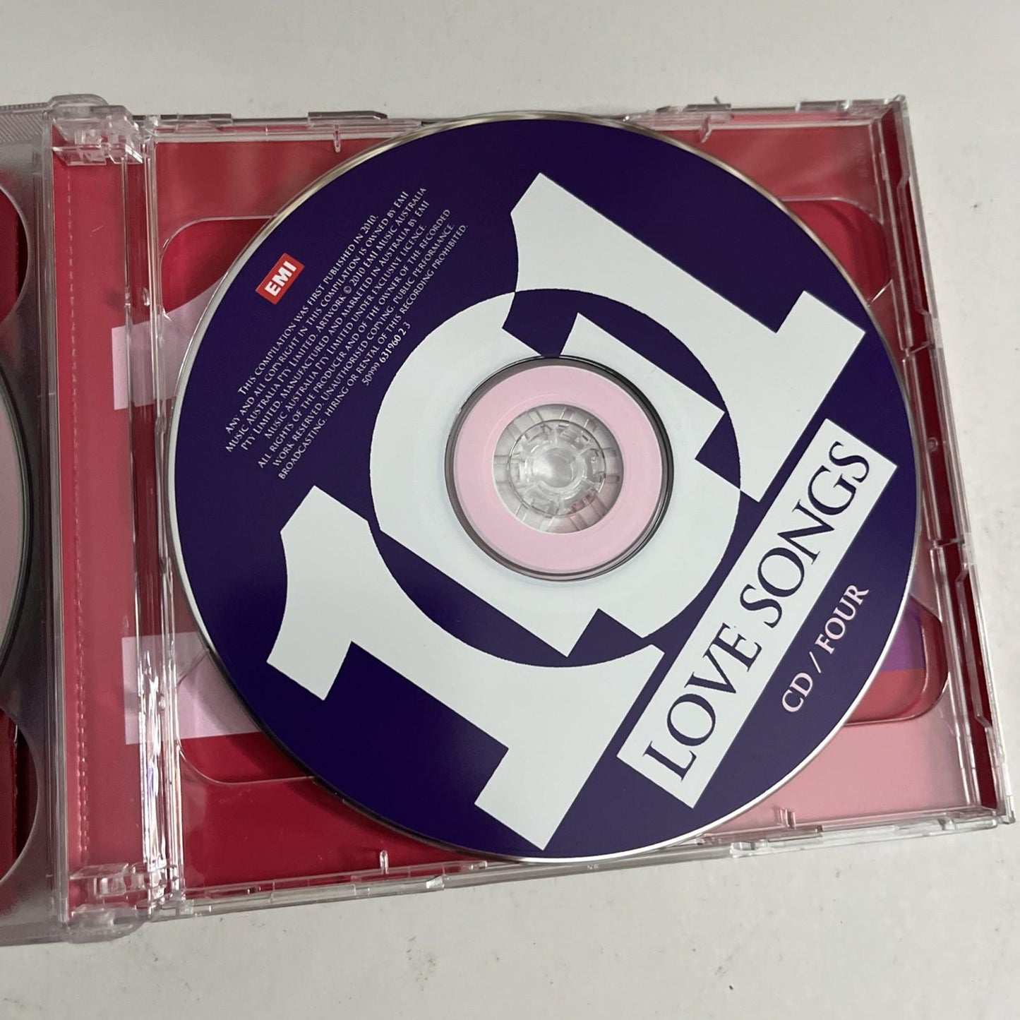 Various – 101 Love Songs (CD, 2010, 5-Disc) Australia 50999 631956 2 0