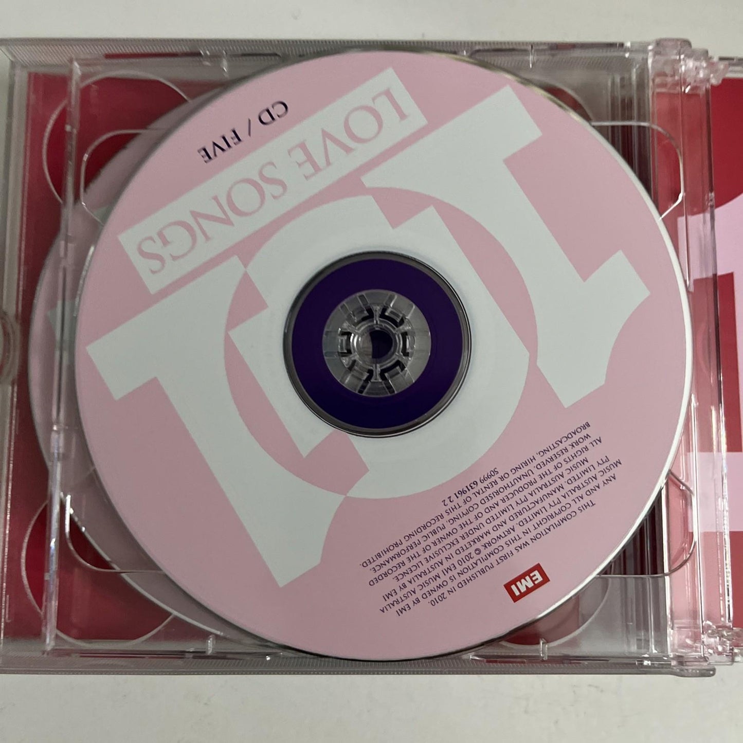 Various – 101 Love Songs (CD, 2010, 5-Disc) Australia 50999 631956 2 0
