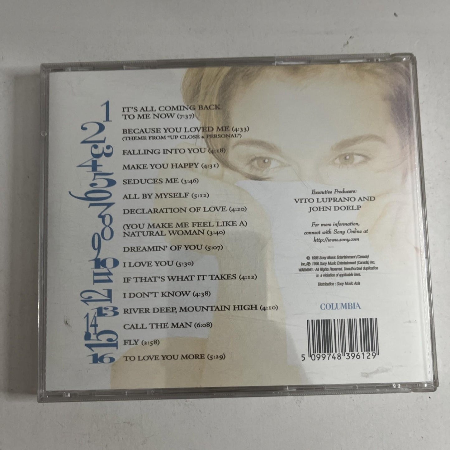 Céline Dion – Falling Into You (CD, 1996) Asia 483961.2