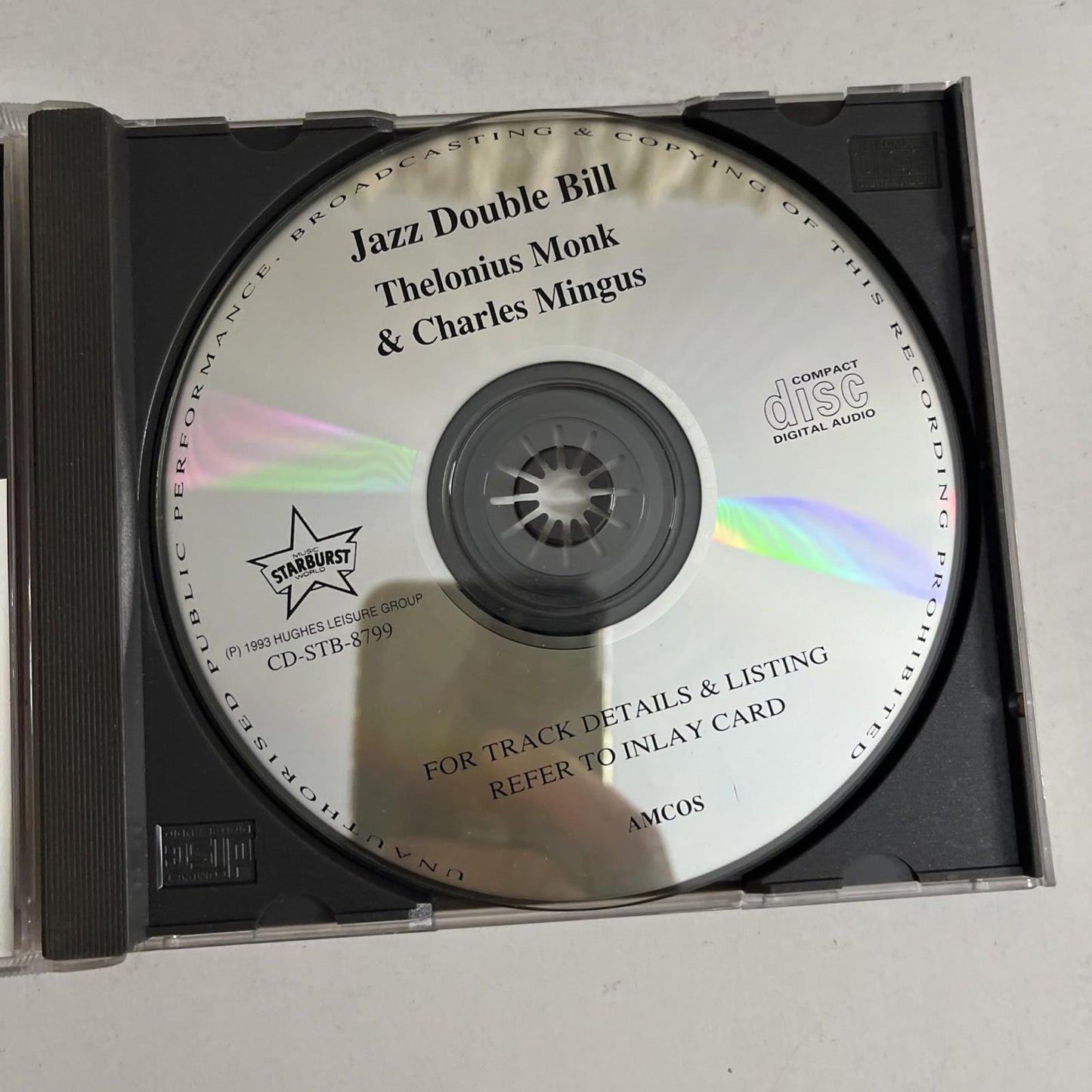 Thelonious Monk, Charles Mingus – Jazz Double Bill (CD, 1993) CD-STB-8799