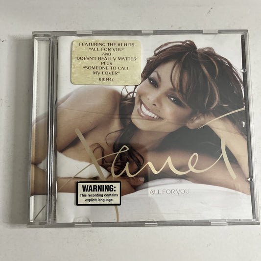 Janet Jackson – All For You (CD, 2001) Australia 7243 8 10144 2 4