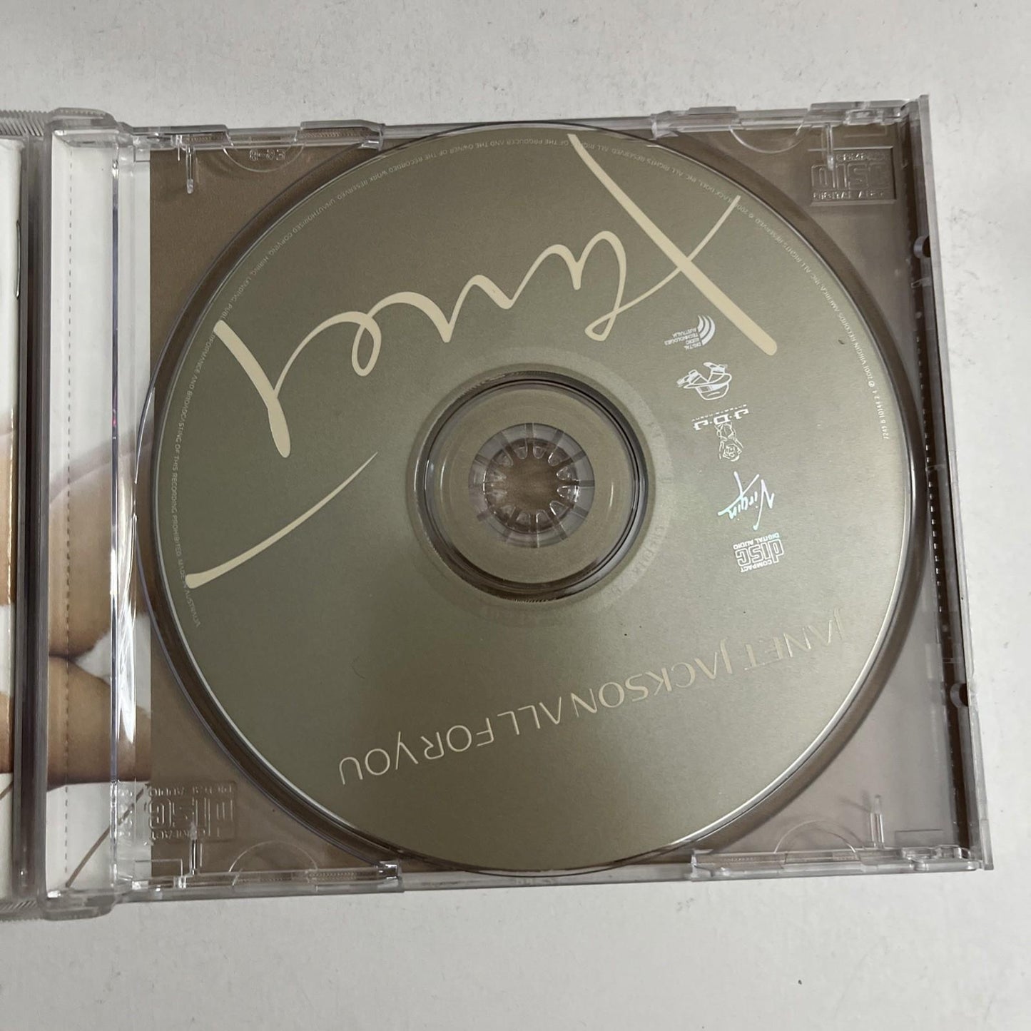 Janet Jackson – All For You (CD, 2001) Australia 7243 8 10144 2 4