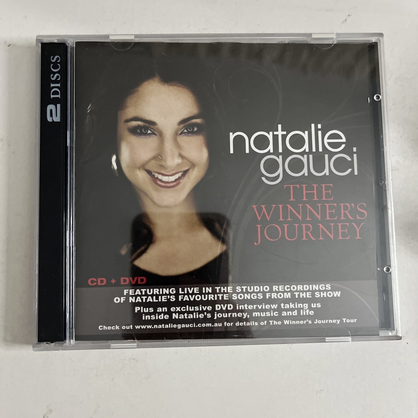 Natalie Gauci – The Winner's Journey (CD, 2007, 2-Disc) Australia 88697 2086 9 2