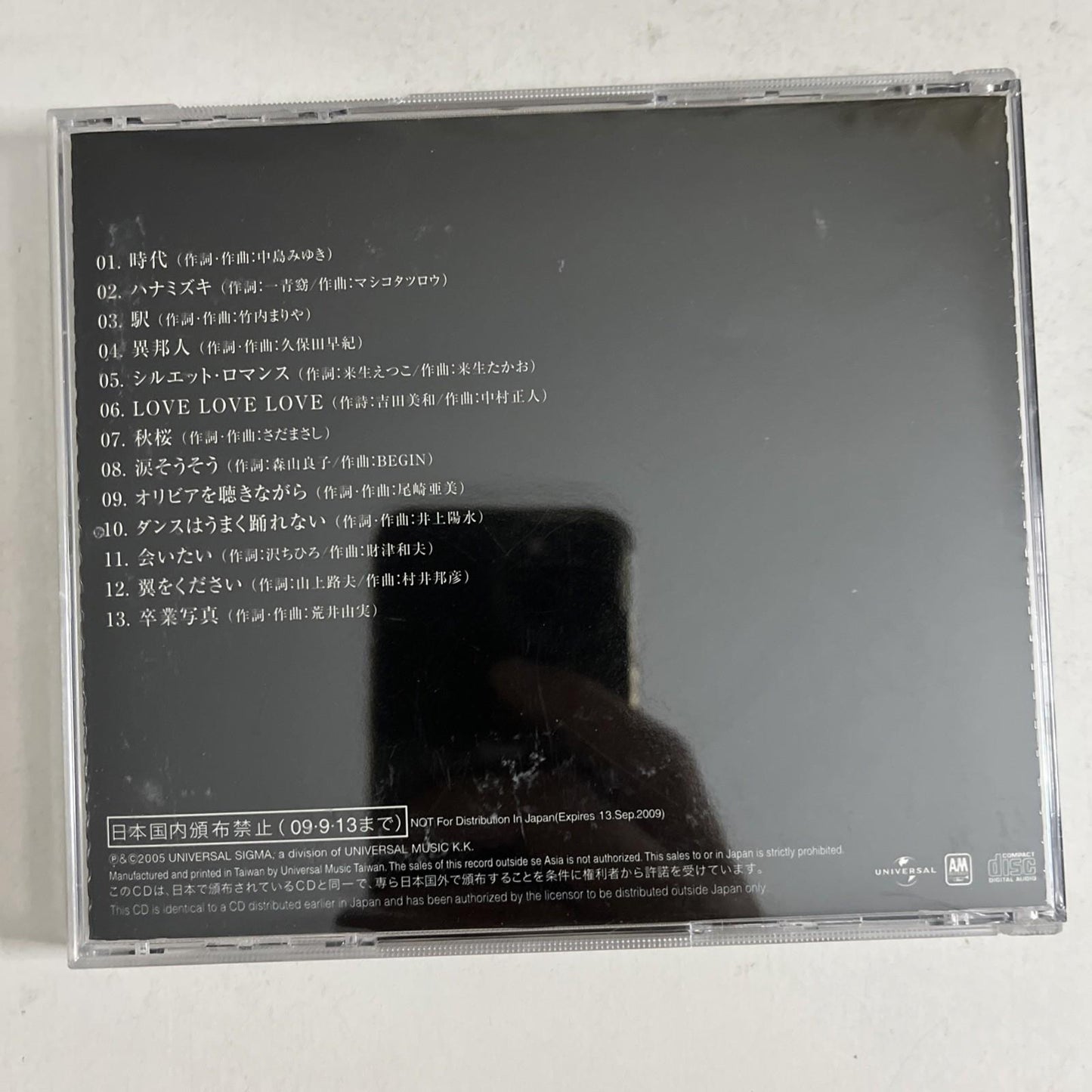 Hideaki Tokunaga – Vocalist (CD, 2005) Japan