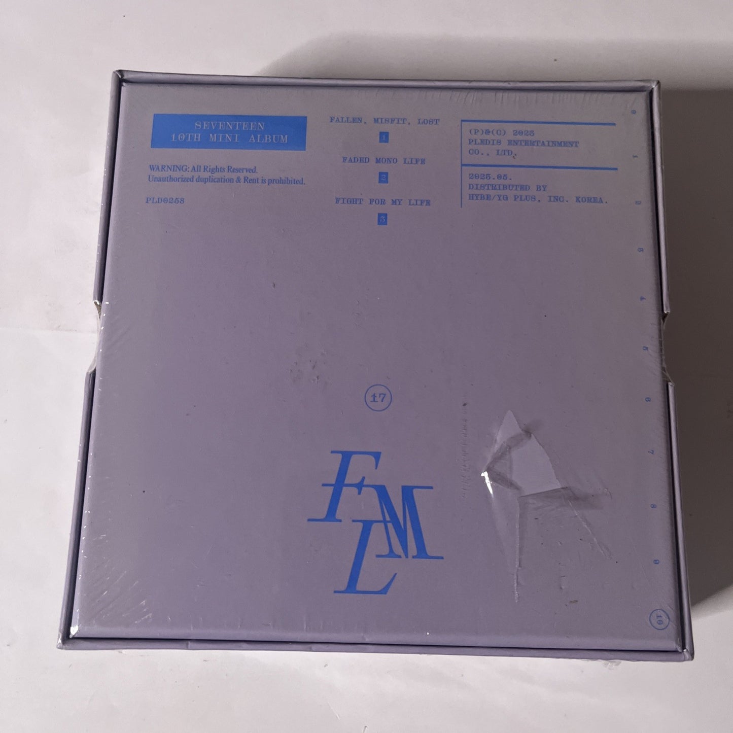 Seventeen – FML (CD, 2023) South Korea PLD0258 NEW