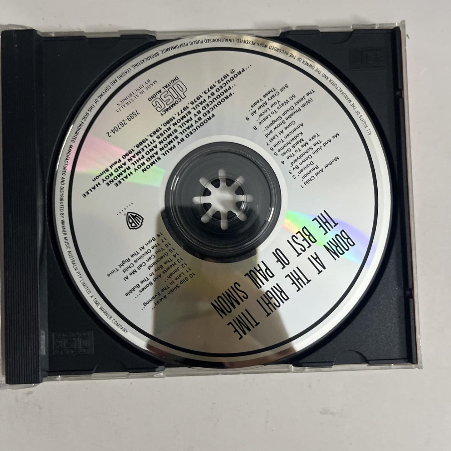 Born At The Right Time - The Best Of Paul Simon (CD, 1991) Limited Edition