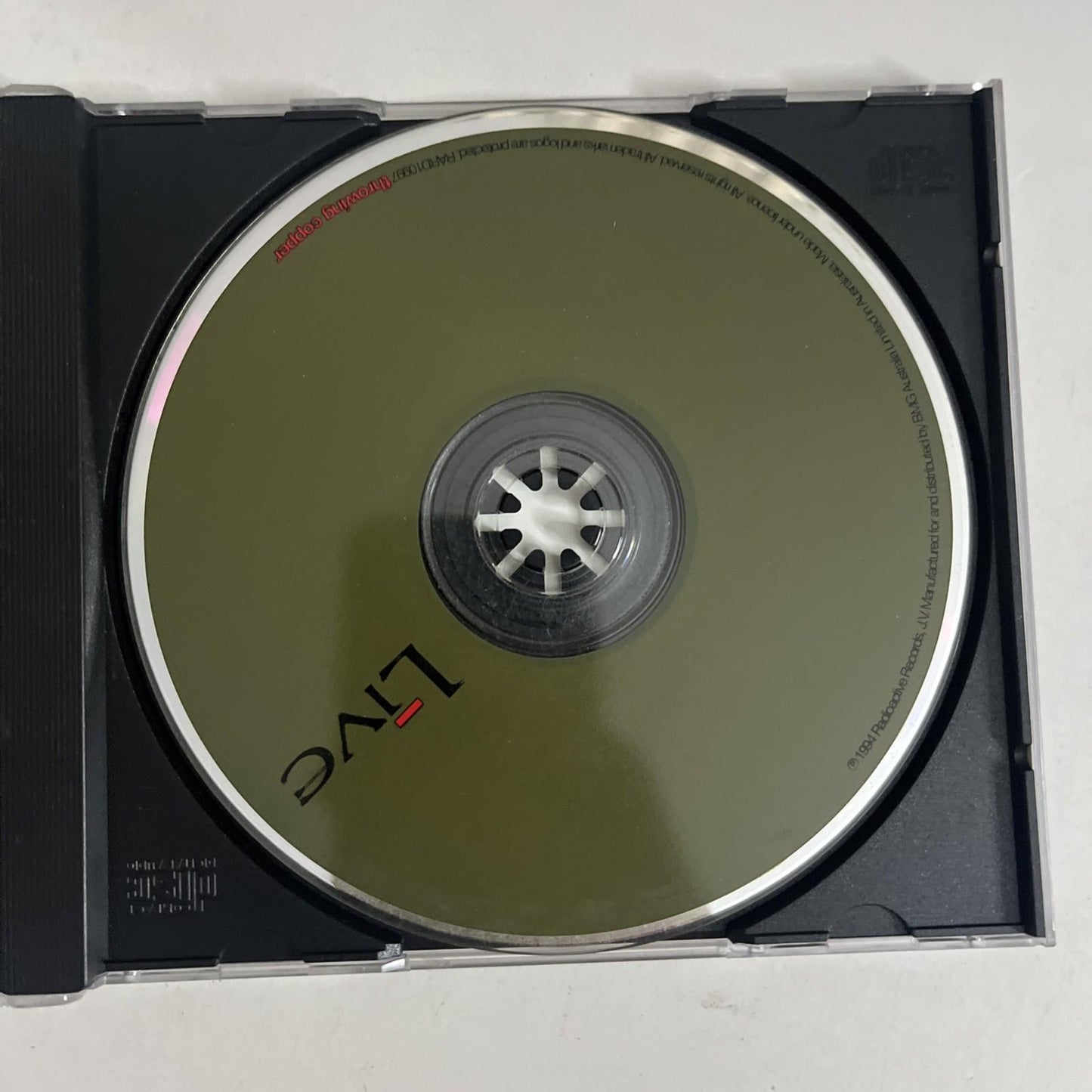 Live – Throwing Copper (CD, 1994) Australasia rard-10997