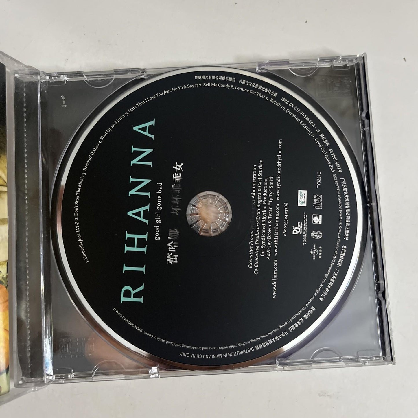 Rihanna – Good Girl Gone Bad (CD, 2007) China Special Edition TY0227C