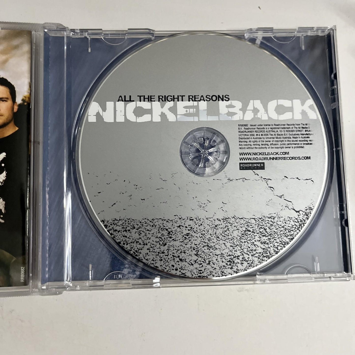 Nickelback – All The Right Reasons (CD, 2005) Australia Bonus Track RR80882