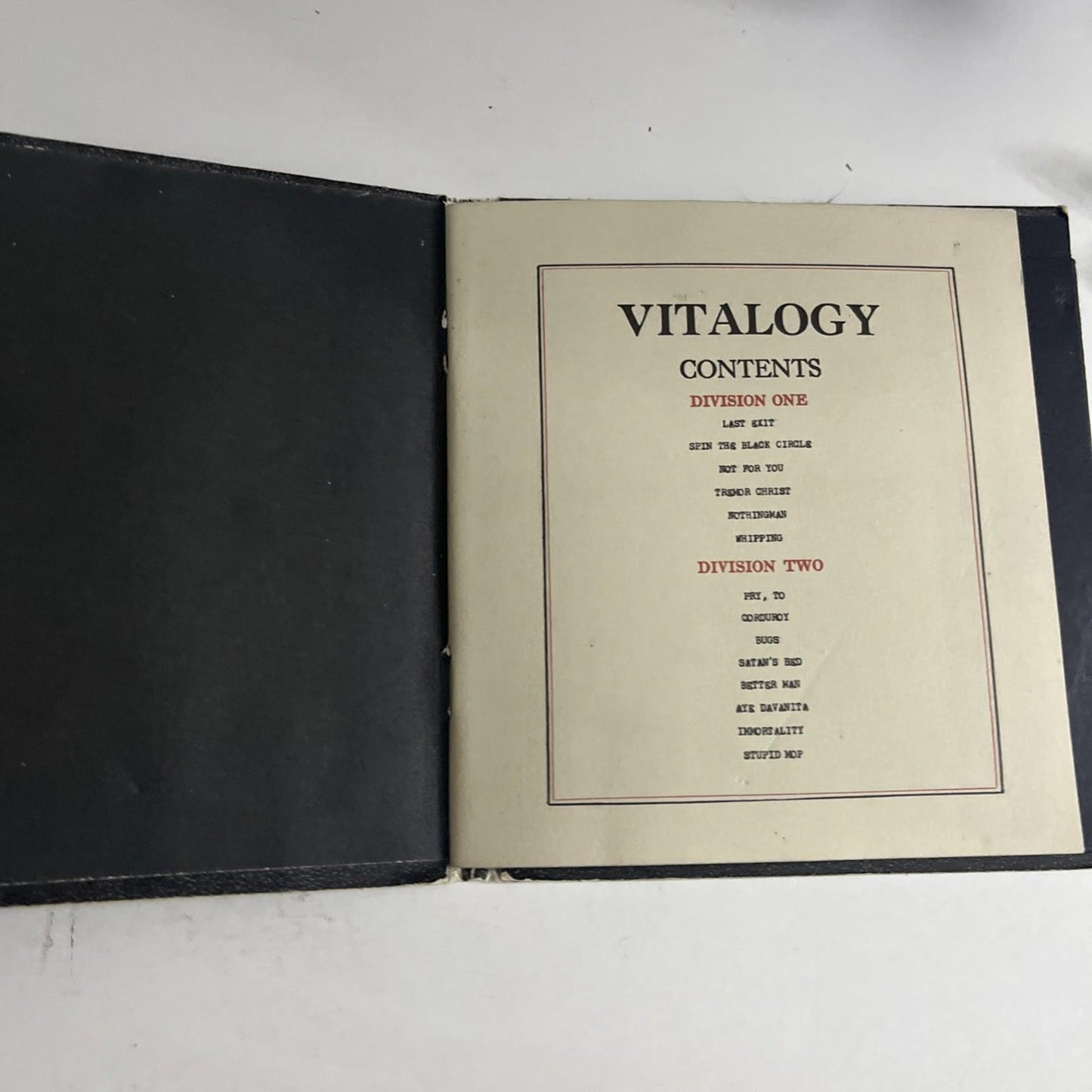 Pearl Jam – Vitalogy (CD, 1994) Australia Digipak EK 66900