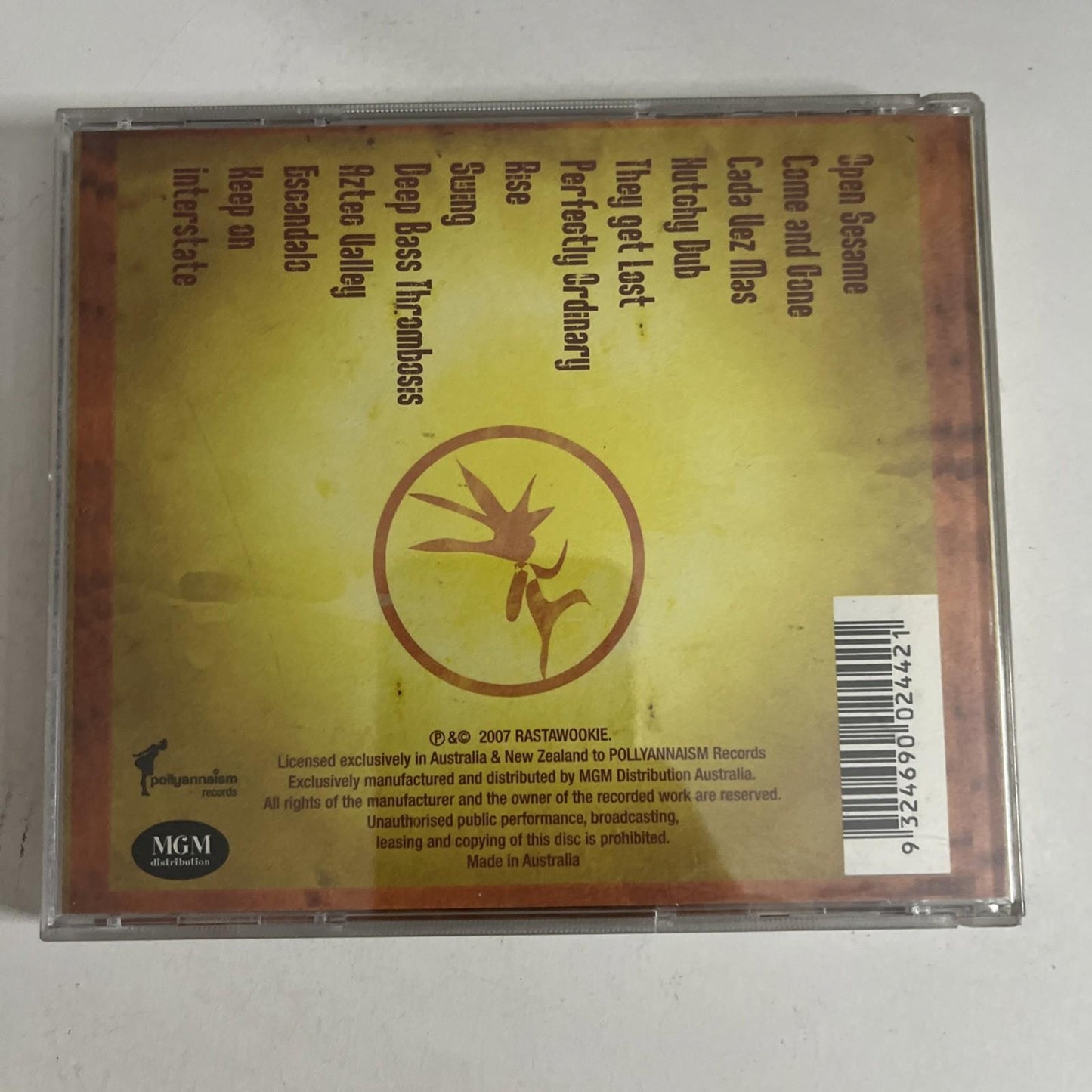 Rastawookie – Perfectly Ordinary (CD, 2007) Australia POLLY001