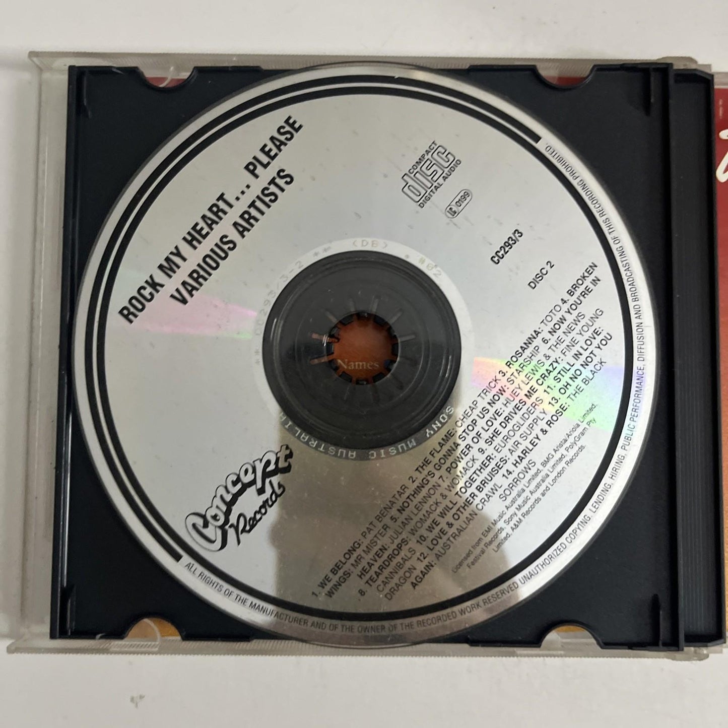 Various – Rock My Heart ....Please (CD, 2-Disc) Australia CC293CD