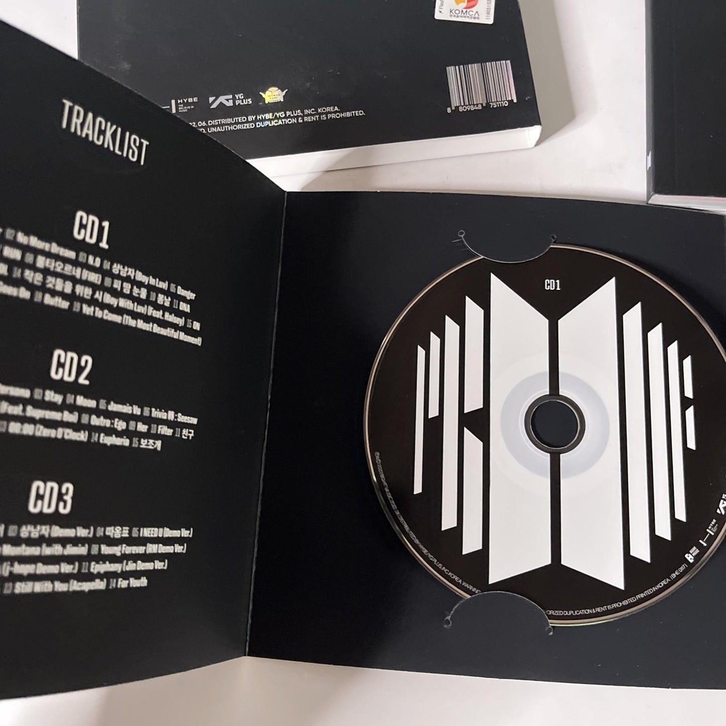 BTS – Proof (CD, 2022, 3-Disc) South Korea BHE0117