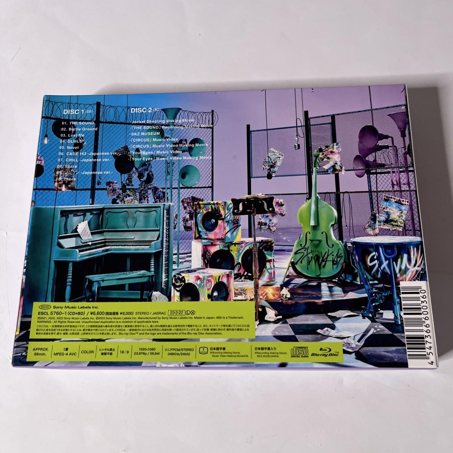 Stray Kids – The Sound (CD + Blu-ray, 2023, 2-Disc) Japan ESCL-5760~1