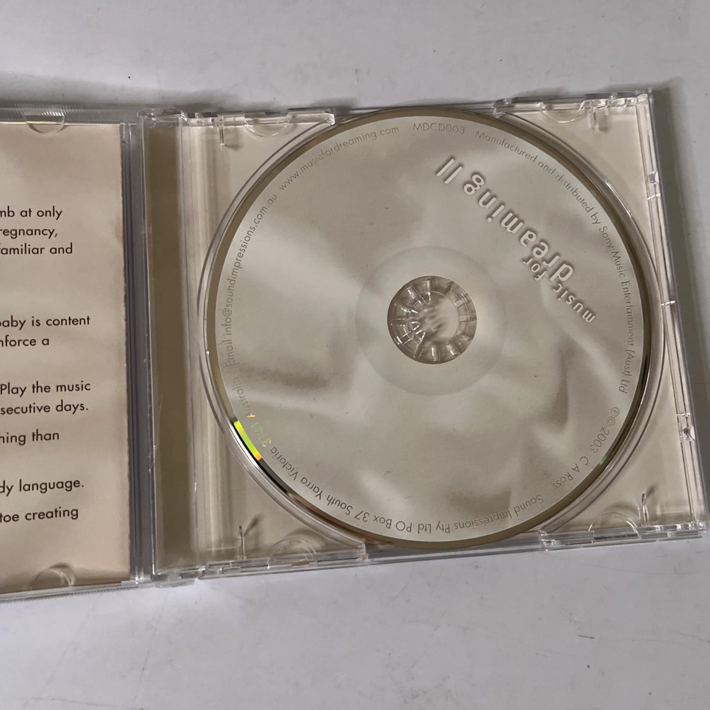 Music For Dreaming Collection For Mother & Baby (CD, 2004, 2-Disc)