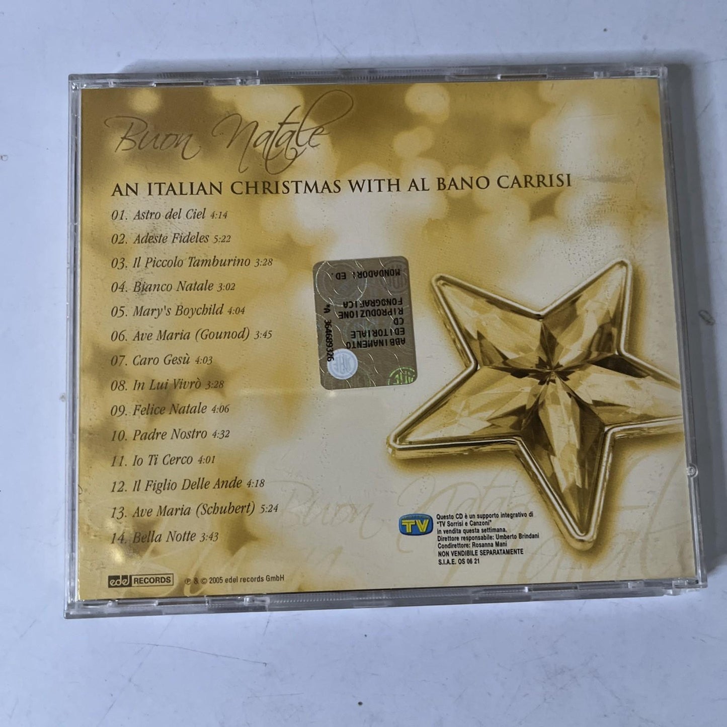 Bano Carrisi – Buon Natale: An Italian Christmas With Al Bano Carrisi (CD, 2005)