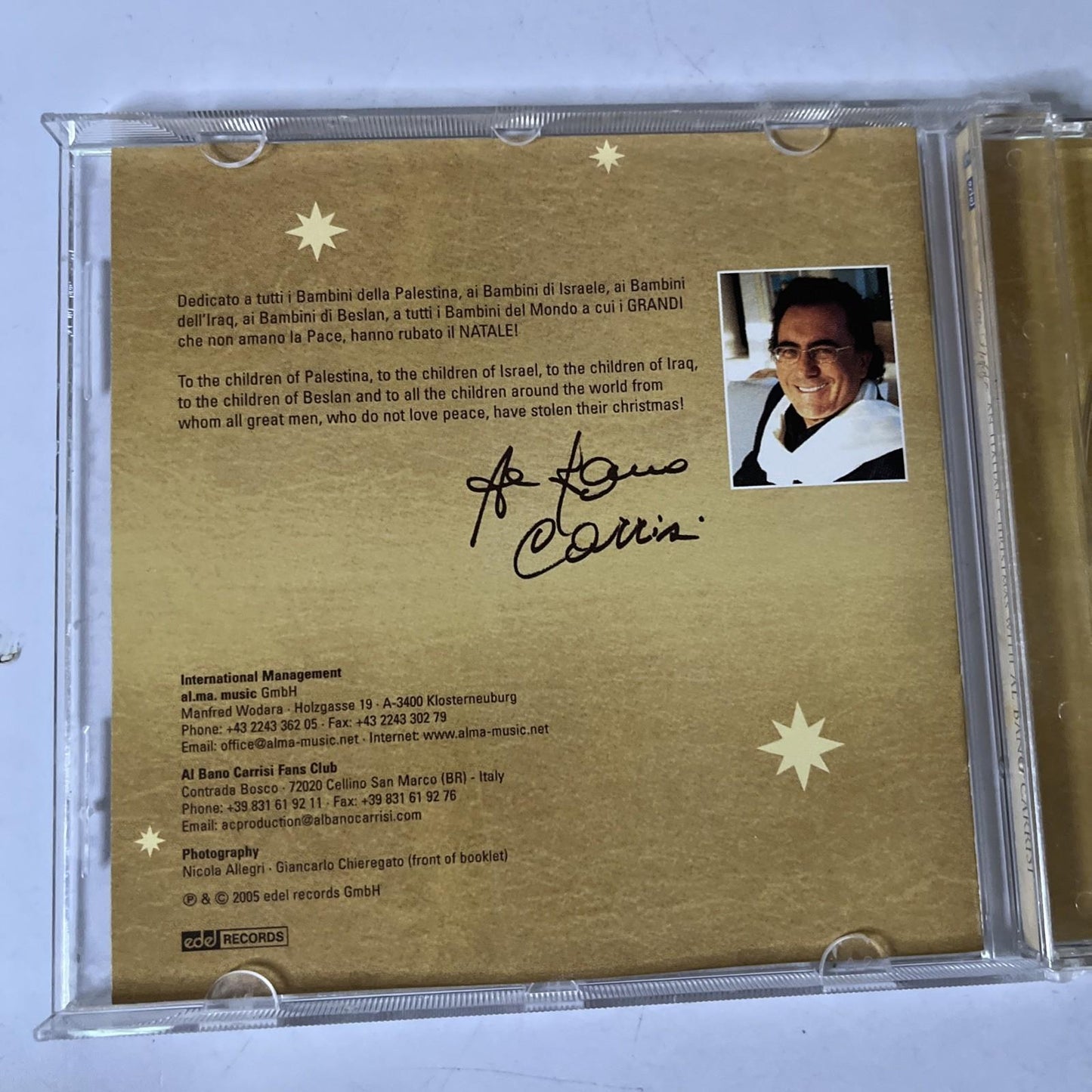 Bano Carrisi – Buon Natale: An Italian Christmas With Al Bano Carrisi (CD, 2005)