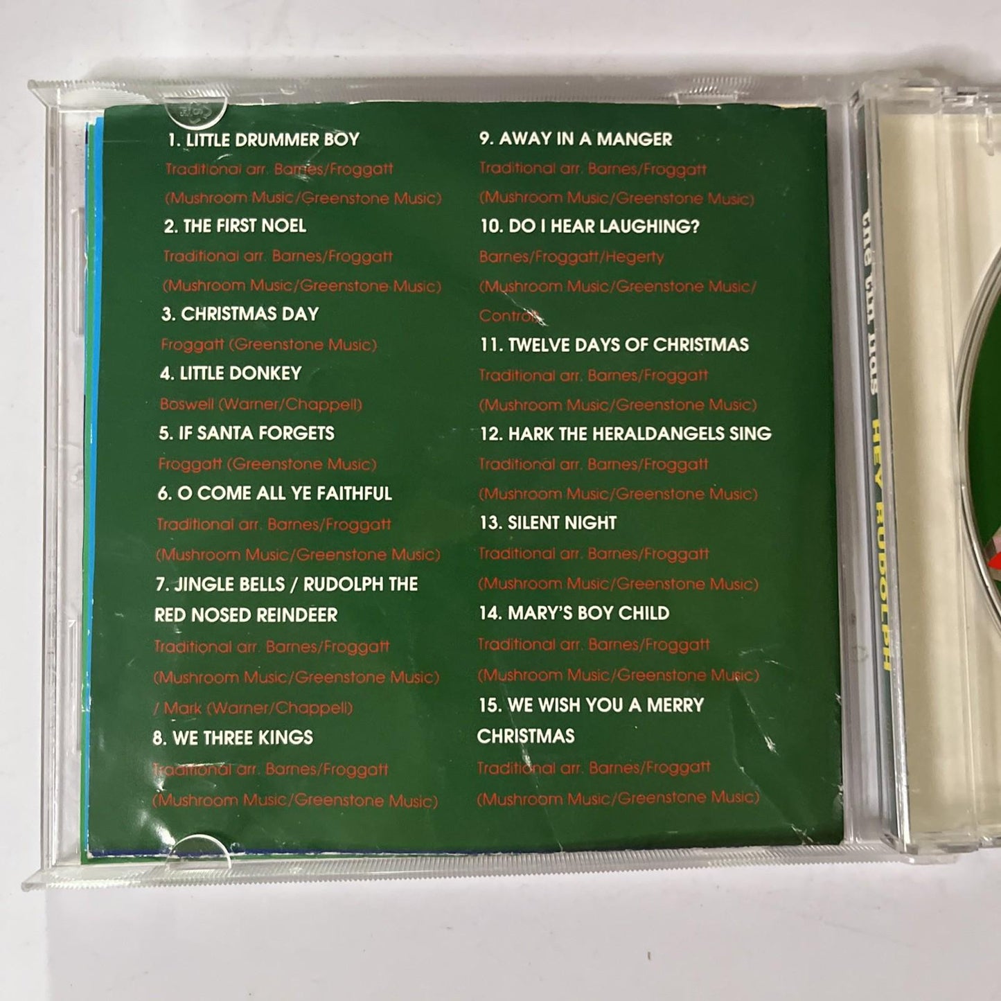 The Tin Lids – Hey Rudolph! (CD, 1991) Australia D26071