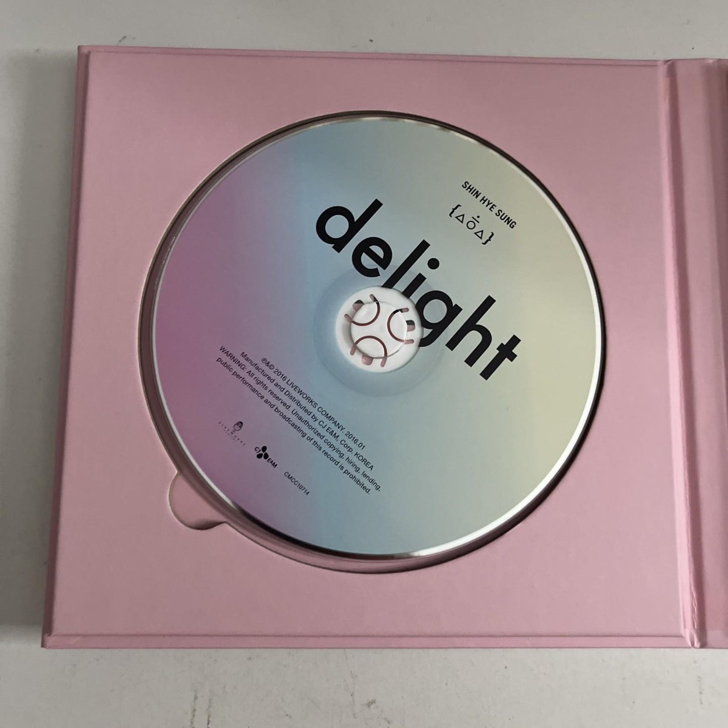 Shin Hye Sung – Delight (CD, 2016) South Korea Special Album CMCC10714