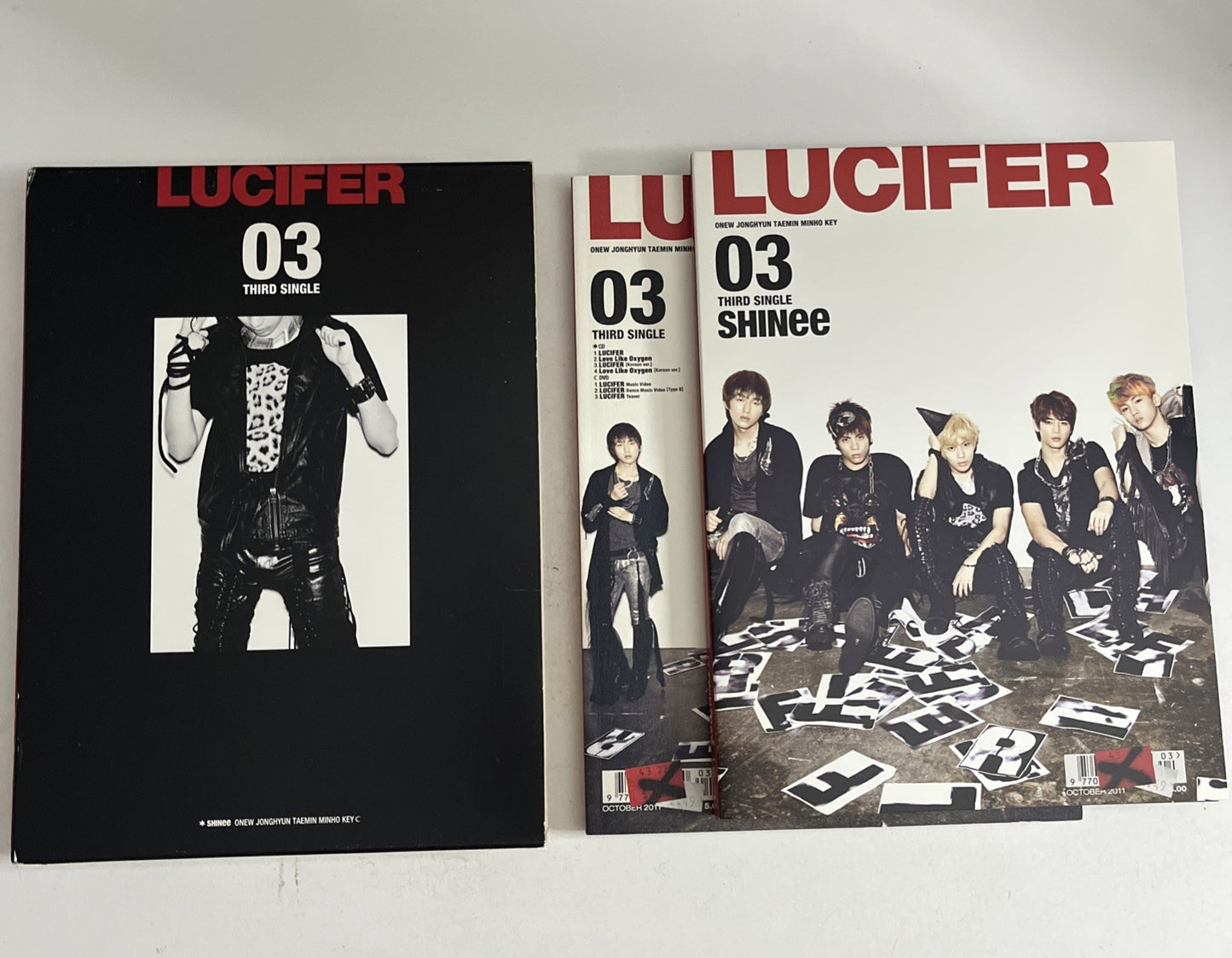SHINee – Lucifer (CD + DVD, 2011, 2-Disc) Japan Limited Edition TOCT-40381