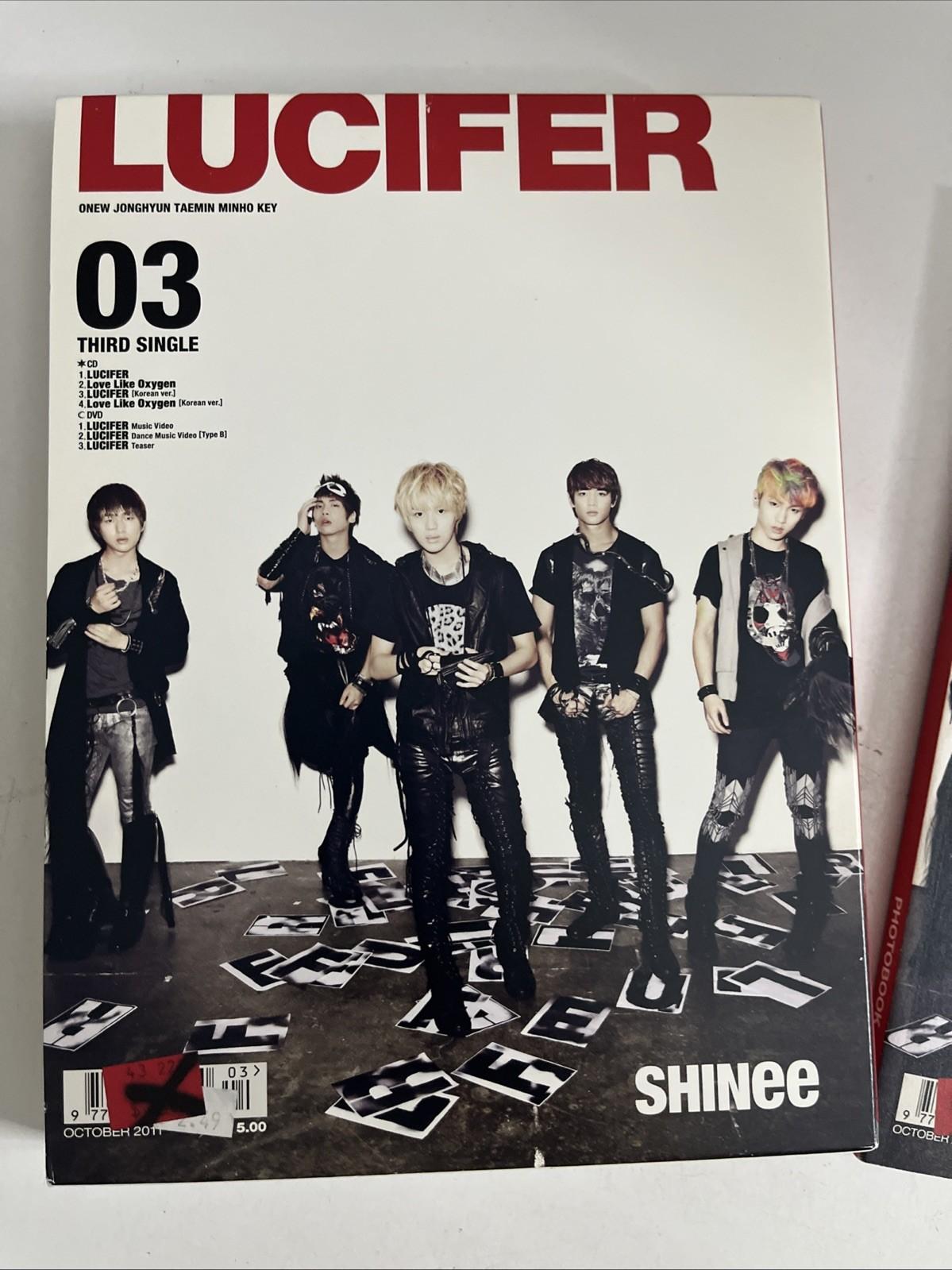SHINee – Lucifer (CD + DVD, 2011, 2-Disc) Japan Limited Edition TOCT-40381