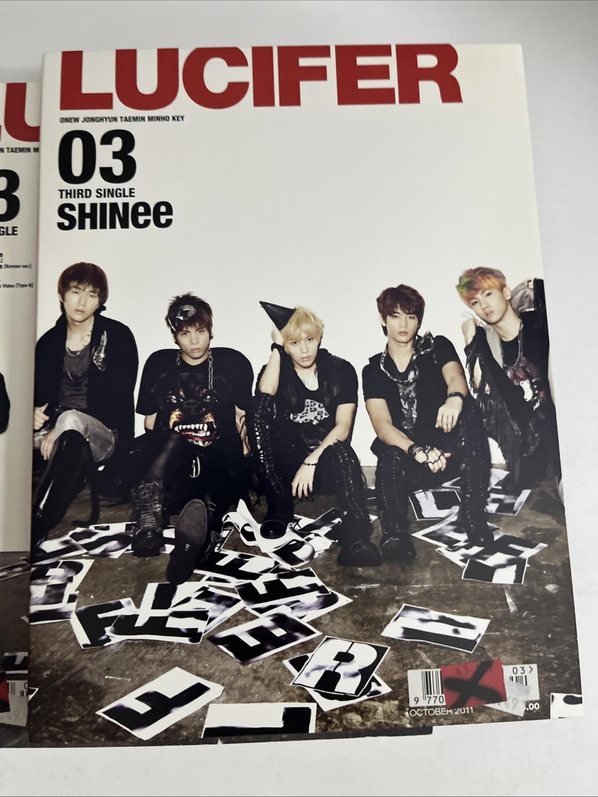 SHINee – Lucifer (CD + DVD, 2011, 2-Disc) Japan Limited Edition TOCT-40381