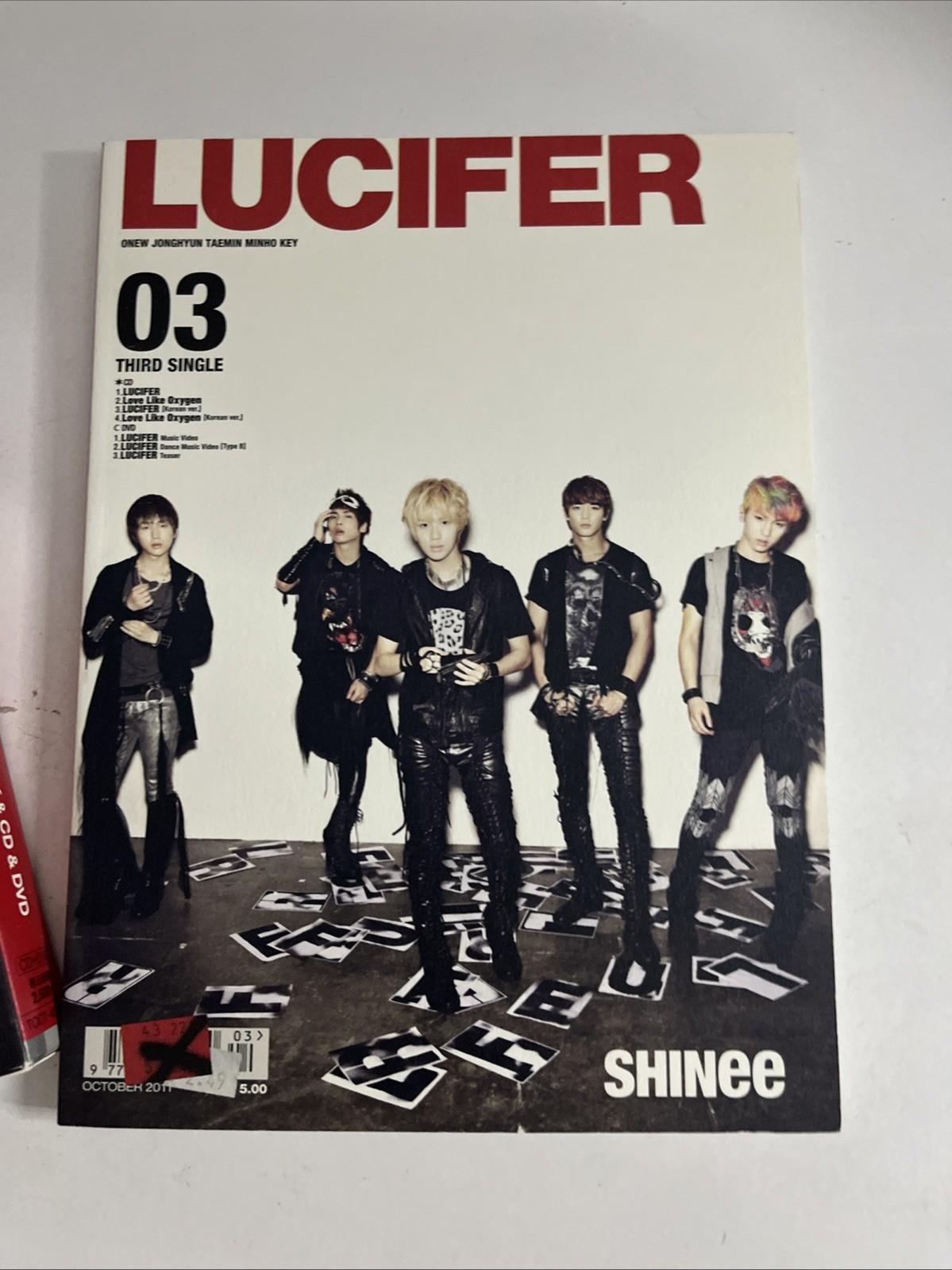 SHINee – Lucifer (CD + DVD, 2011, 2-Disc) Japan Limited Edition TOCT-40381