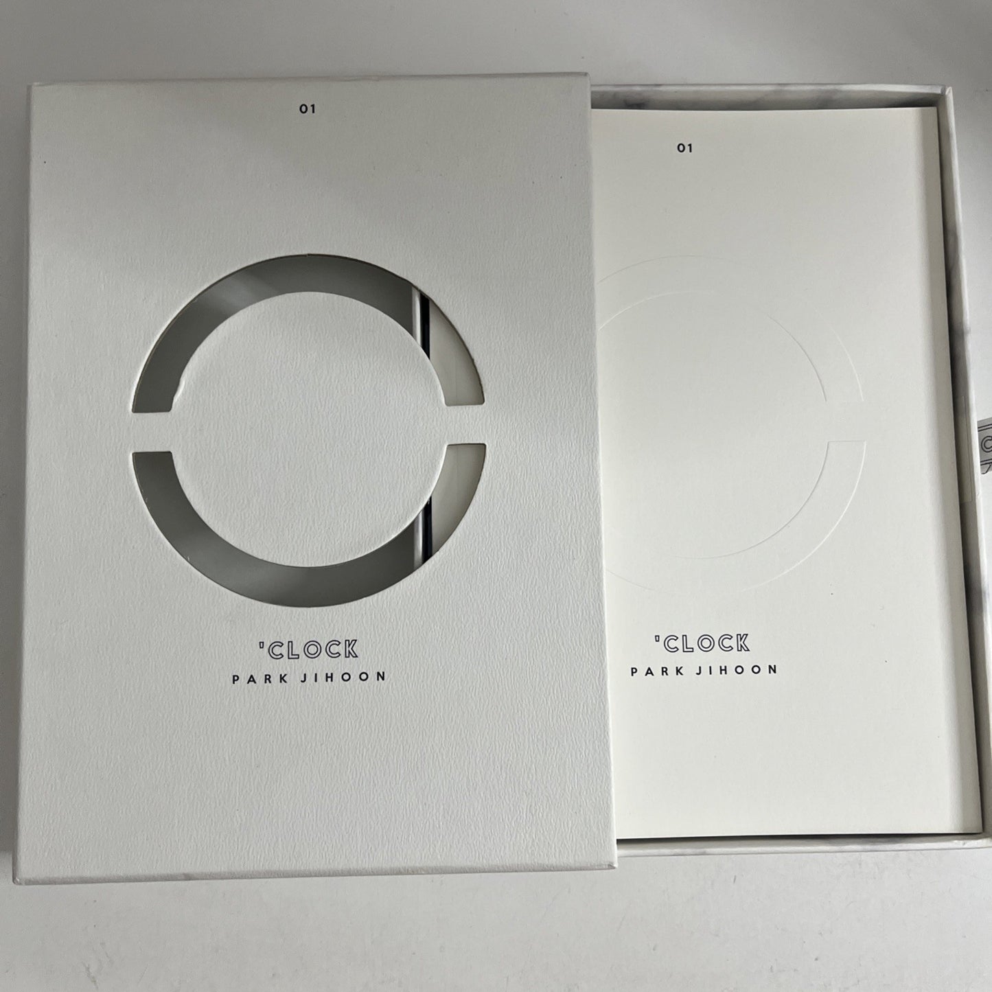 Park Ji-hoon – O'Clock (CD, 2019) Photobook South Korea BGCD0094