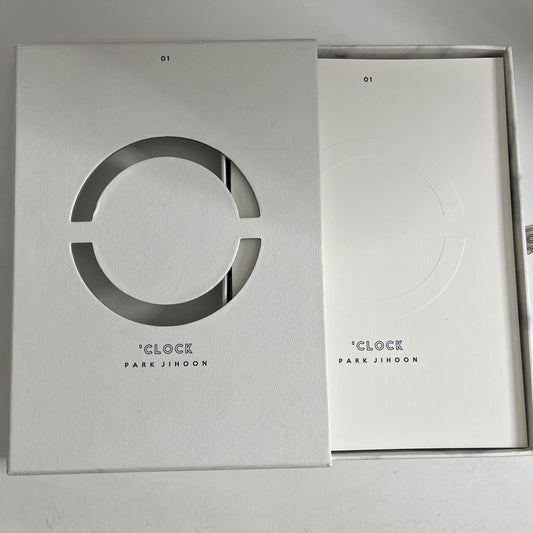 Park Ji-hoon – O'Clock (CD, 2019) Photobook South Korea BGCD0094