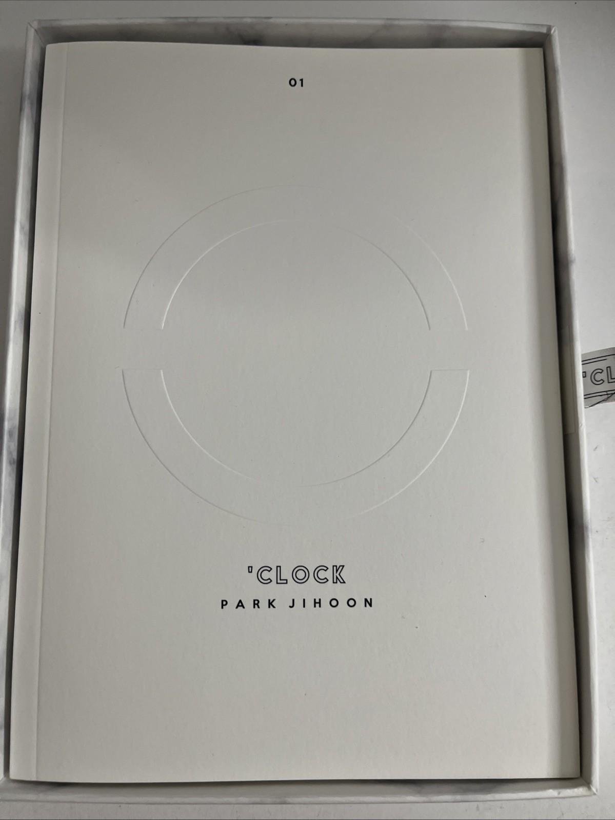 Park Ji-hoon – O'Clock (CD, 2019) Photobook South Korea BGCD0094