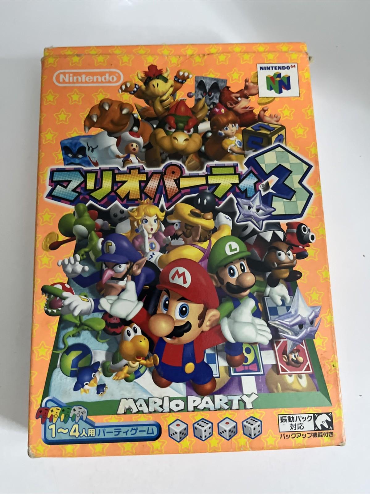 Mario Party 3 N64 Nintendo 64 NTSC-J Japan Game