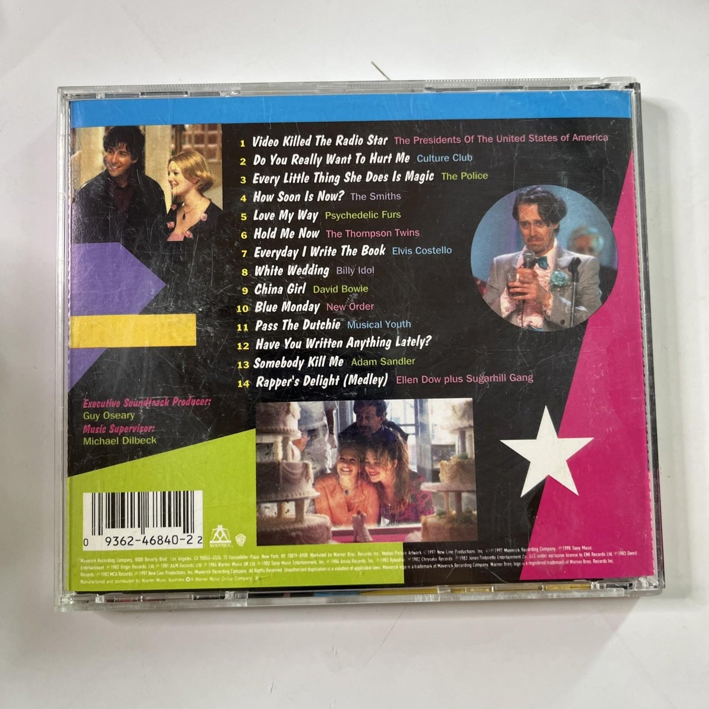 The Wedding Singer (Music From The Motion Picture) (CD, 1998) Australia
