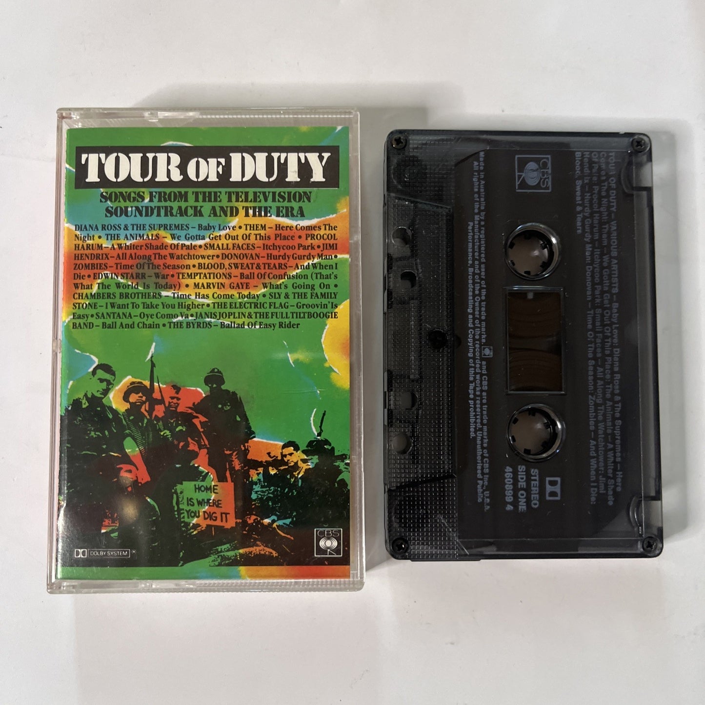 Various – Tour Of Duty (Cassette, 1988) Australia 460899 4