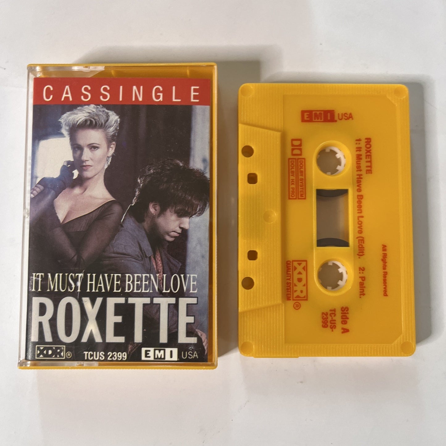Roxette – It Must Have Been Love (Cassette, 1990) Australasia TCUS 2399