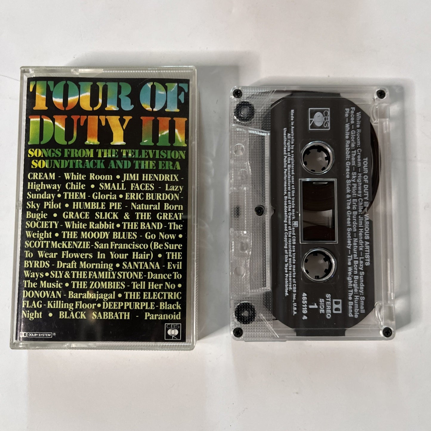 Various – Tour Of Duty III (Cassette, 1989) Australia 465119 4