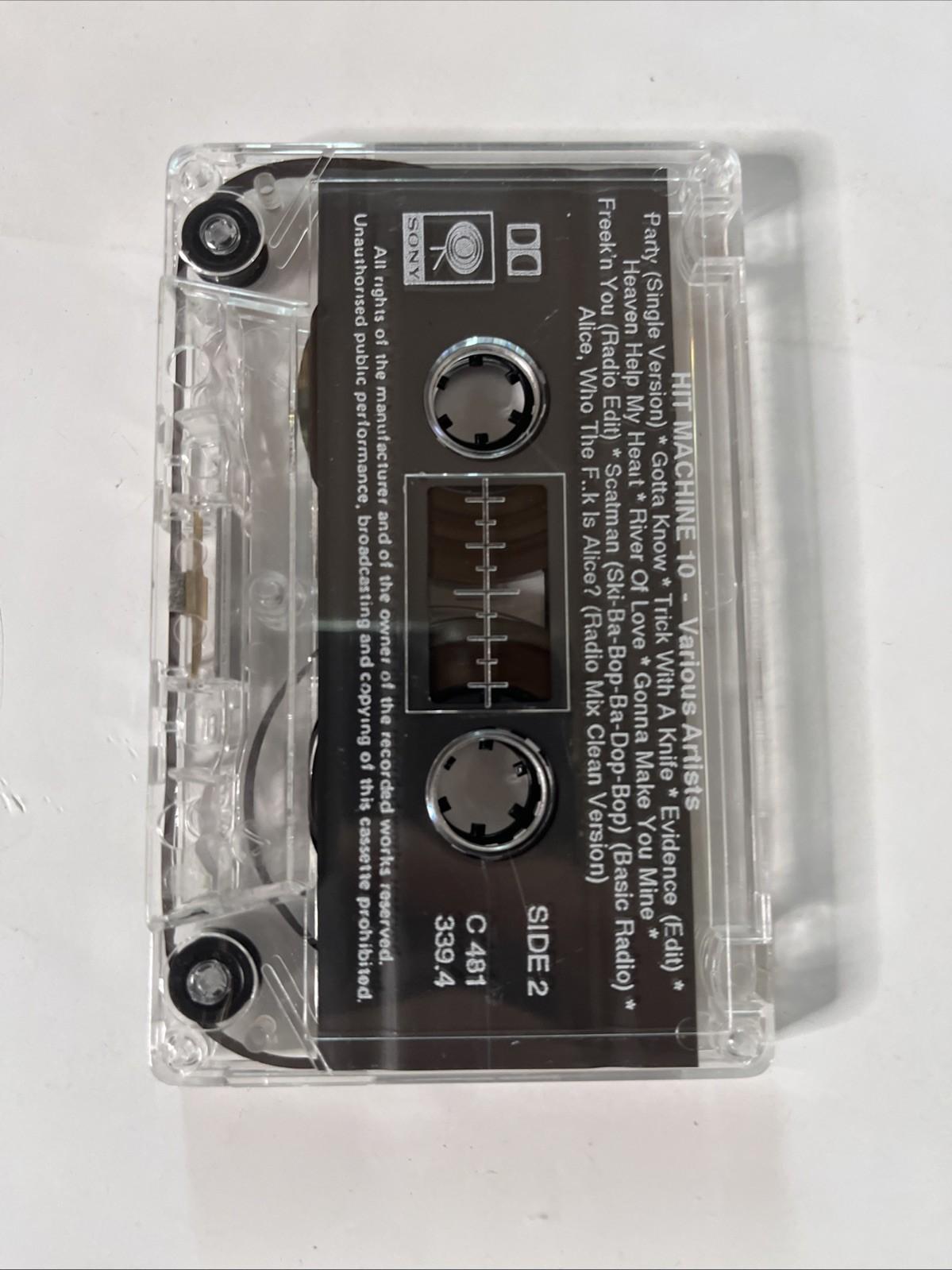 Various – Hit Machine 10 (Cassette, 1995) Australia 481339 4