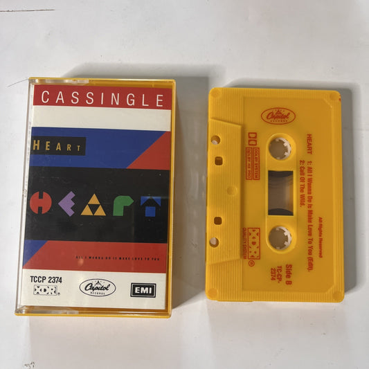 Heart – All I Wanna Do Is Make Love To You (Cassette, 1990) TCCP 2374